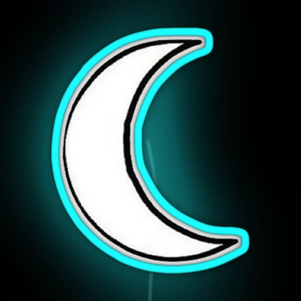 Moon RGB Neon Sign