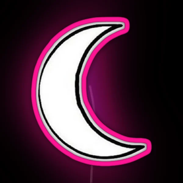 Moon RGB Neon Sign