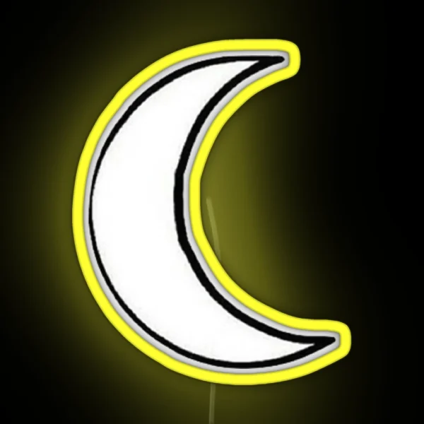 Moon RGB Neon Sign