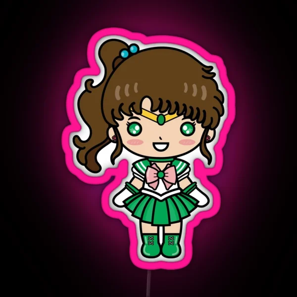 Moon Sailor Jupiter Uniform RGB Neon Sign