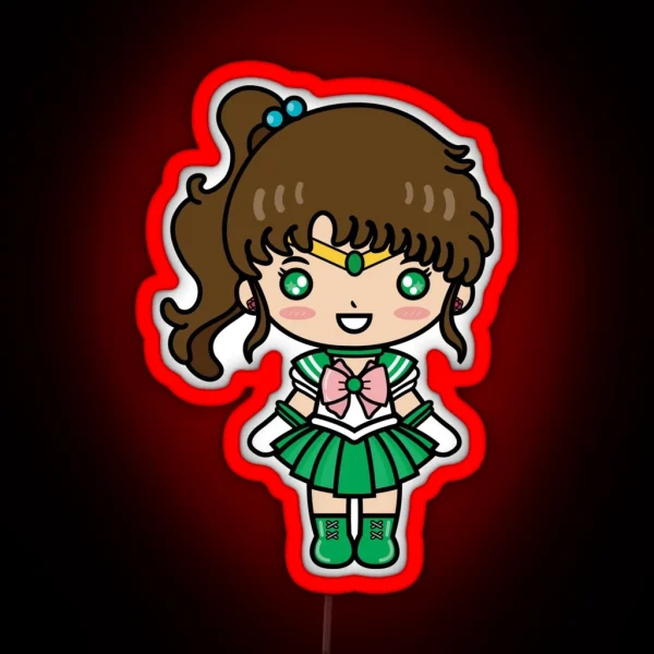 Moon Sailor Jupiter Uniform RGB Neon Sign
