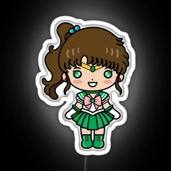 Moon Sailor Jupiter Uniform RGB Neon Sign