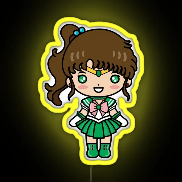 Moon Sailor Jupiter Uniform RGB Neon Sign