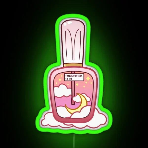 Moonrise Nail Polish RGB Neon Sign