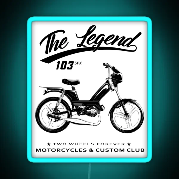 Moped 103 SPX RGB Neon Sign