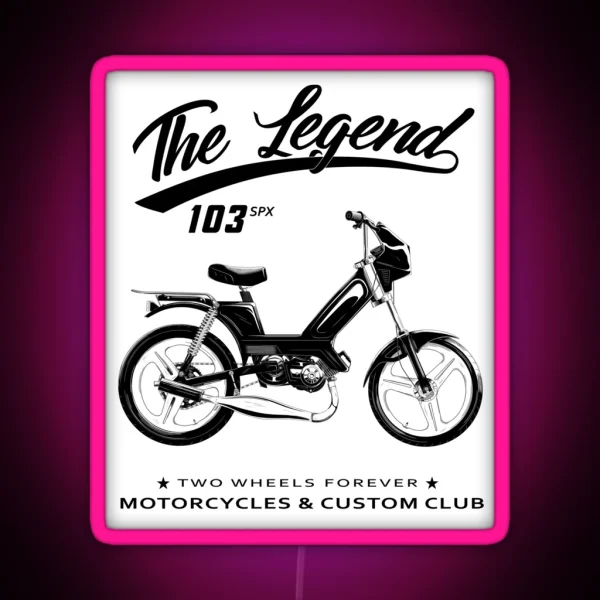 Moped 103 SPX RGB Neon Sign