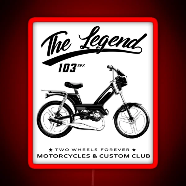 Moped 103 SPX RGB Neon Sign