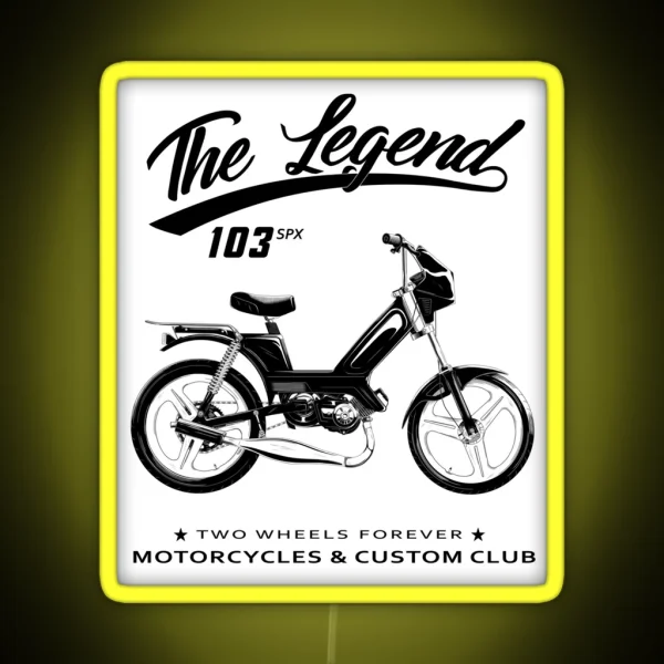 Moped 103 SPX RGB Neon Sign