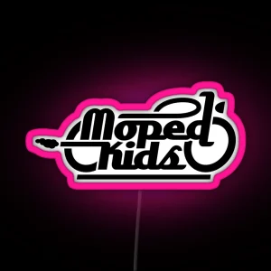 Moped Kids Mopedkids Black RGB Neon Sign