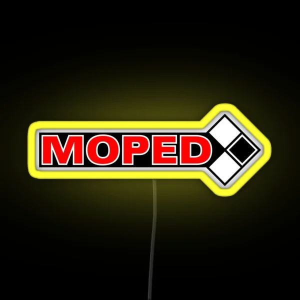 Moped Logo 3c RGB Neon Sign