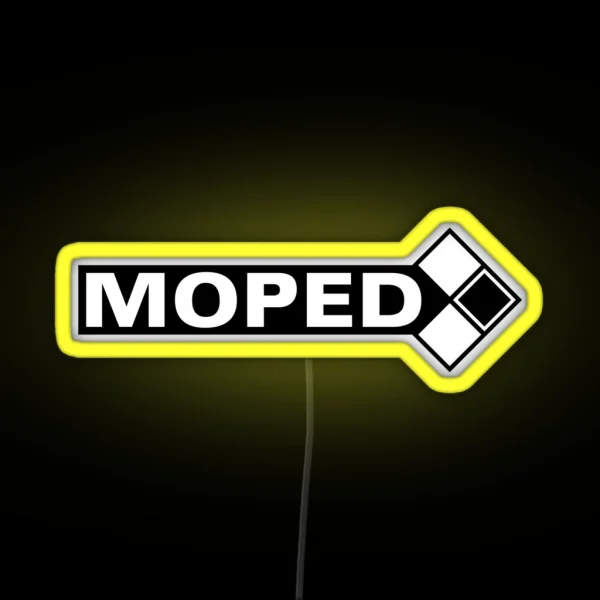 Moped Logo 3c RGB Neon Sign