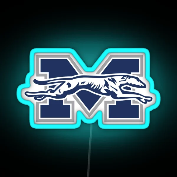 Moravian College Greyhounds RGB Neon Sign