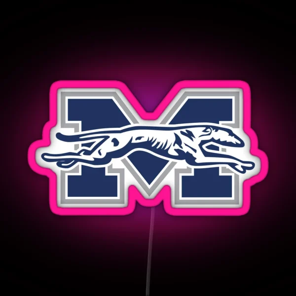 Moravian College Greyhounds RGB Neon Sign