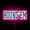 moravian university varsity neon sign pink