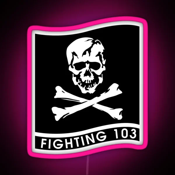 More Then Awesome Vfa 103 Jolly Rogers Cool Graphic RGB Neon Sign