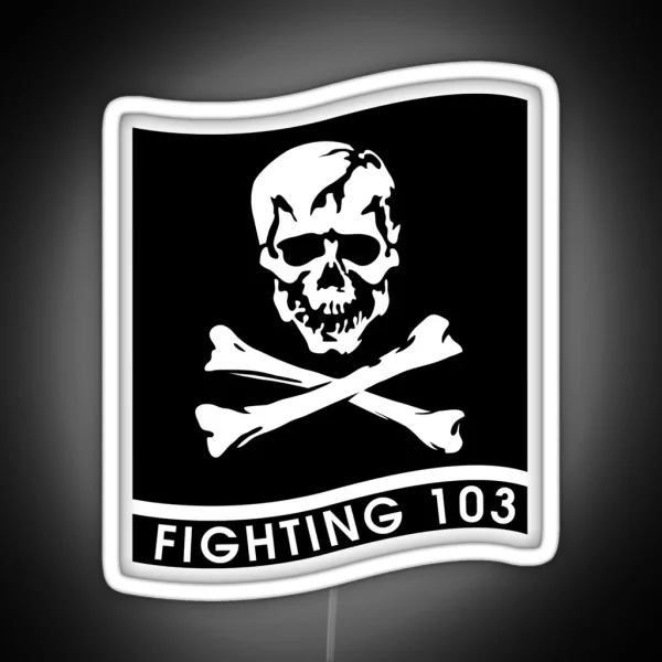 More Then Awesome Vfa 103 Jolly Rogers Cool Graphic RGB Neon Sign