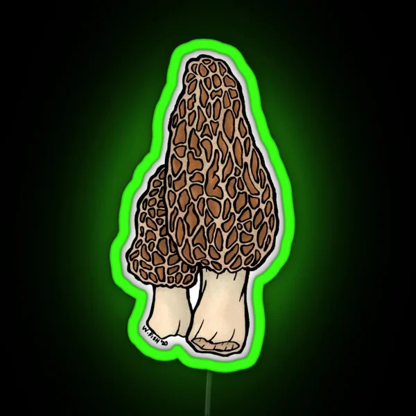 Morel Mushroom RGB Neon Sign