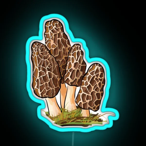 Morel Mushroom RGB Neon Sign