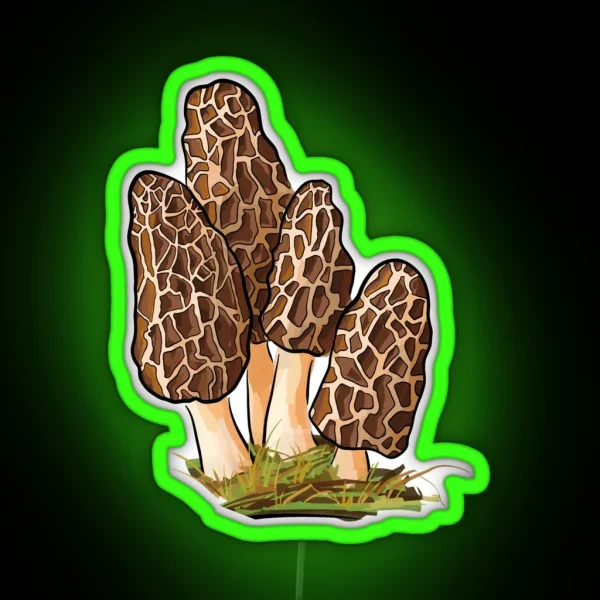 Morel Mushroom RGB Neon Sign