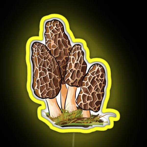 Morel Mushroom RGB Neon Sign