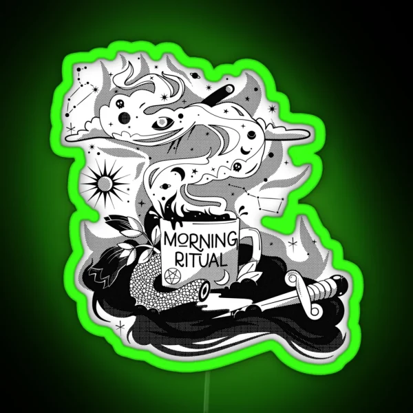 Morning Ritual RGB Neon Sign
