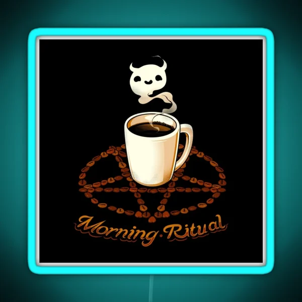Morning Ritual RGB Neon Sign