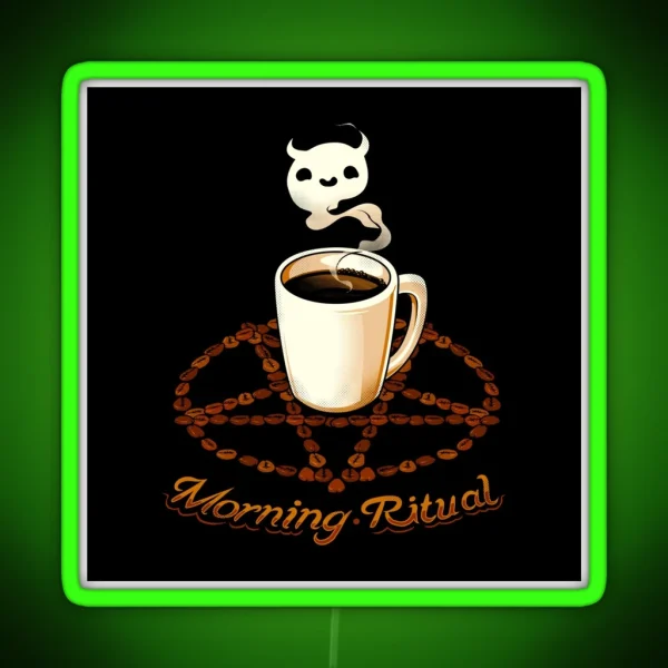 Morning Ritual RGB Neon Sign