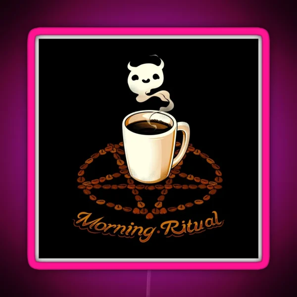 Morning Ritual RGB Neon Sign