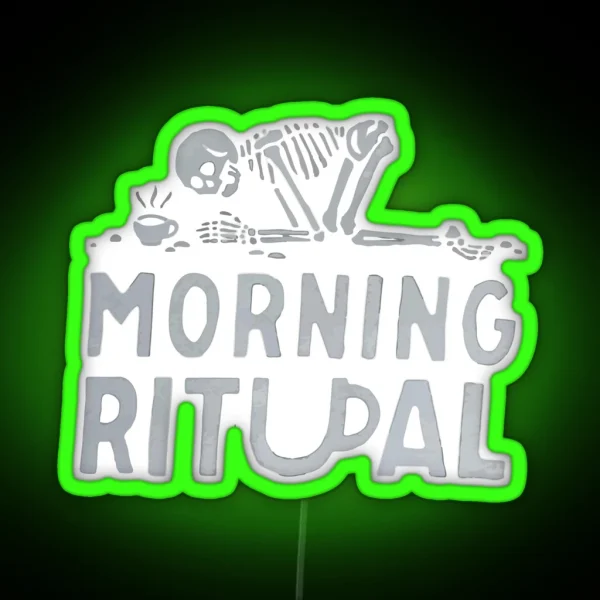 Morning Ritual RGB Neon Sign