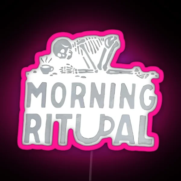 Morning Ritual RGB Neon Sign
