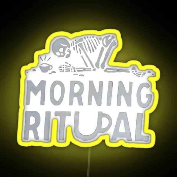 Morning Ritual RGB Neon Sign