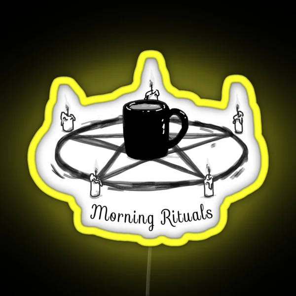 MORNING RITUALS RGB Neon Sign