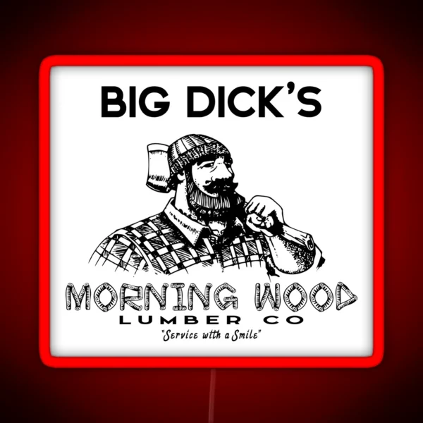Morning Wood Lumber Company RGB Neon Sign