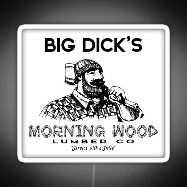 Morning Wood Lumber Company RGB Neon Sign