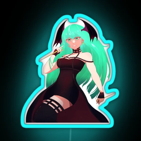 Morrigan Aensland RGB Neon Sign