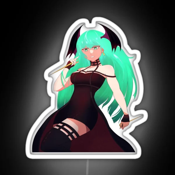 Morrigan Aensland RGB Neon Sign