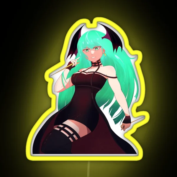 Morrigan Aensland RGB Neon Sign