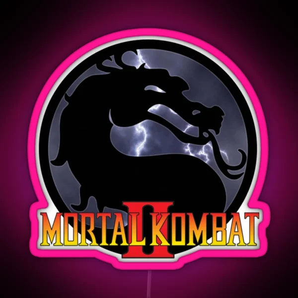 Mortal Kombat II RGB Neon Sign