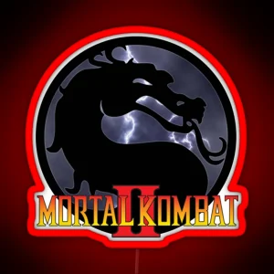 Mortal Kombat II RGB Neon Sign