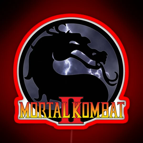 Mortal Kombat II RGB Neon Sign