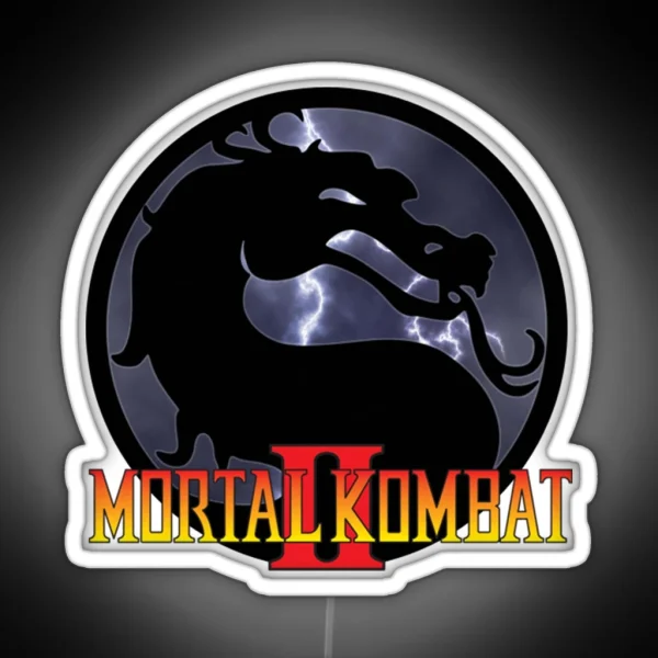 Mortal Kombat II RGB Neon Sign
