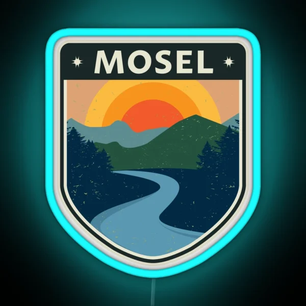 Mosel River RGB Neon Sign