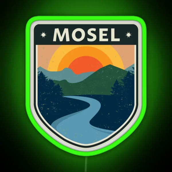 Mosel River RGB Neon Sign