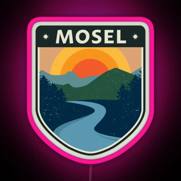 Mosel River RGB Neon Sign