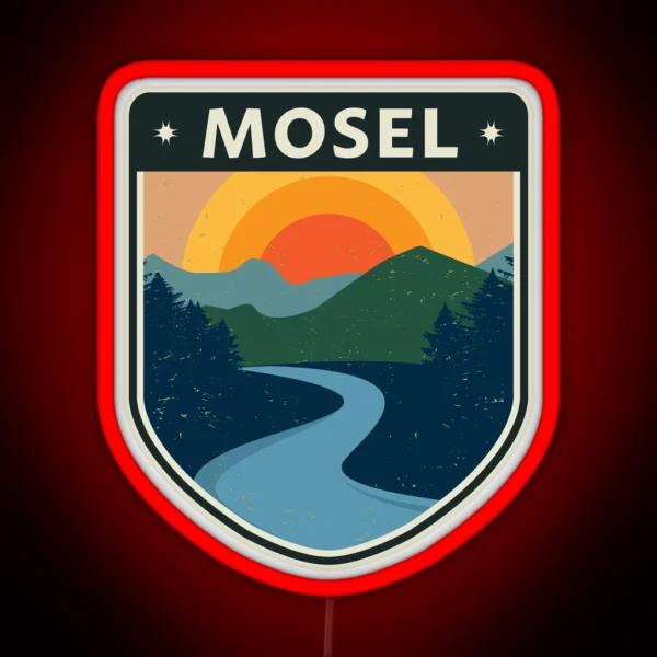 Mosel River RGB Neon Sign