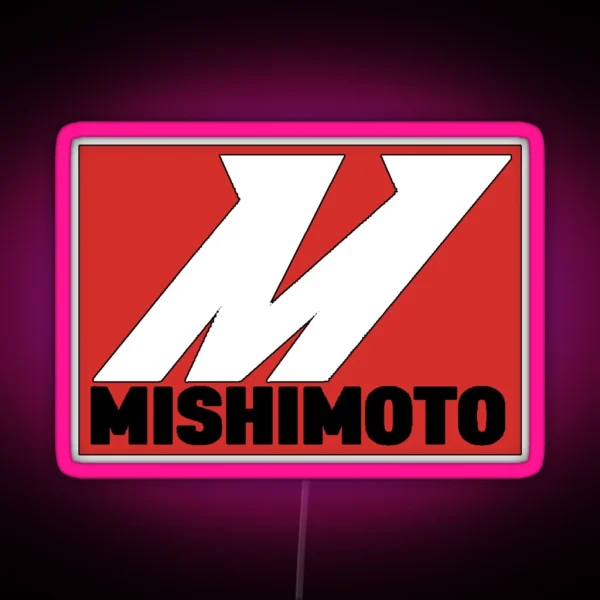 Moshimoto In Red RGB Neon Sign