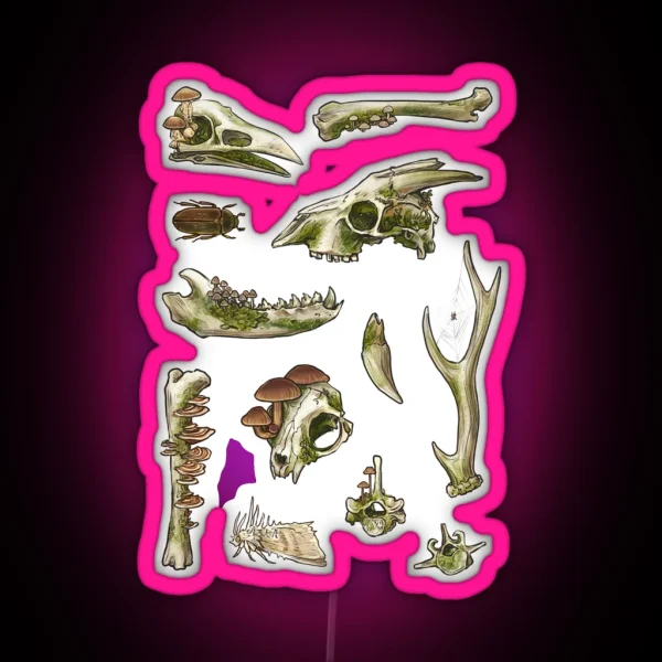 Moss Bones RGB Neon Sign