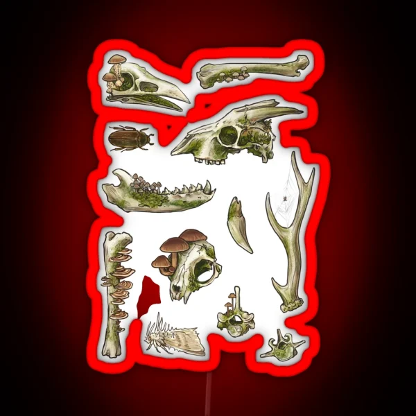 Moss Bones RGB Neon Sign