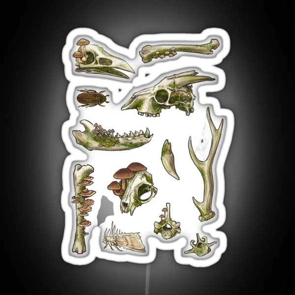 Moss Bones RGB Neon Sign