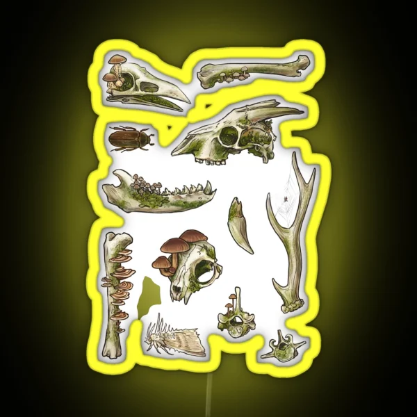 Moss Bones RGB Neon Sign